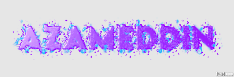 Azameddin Text effect