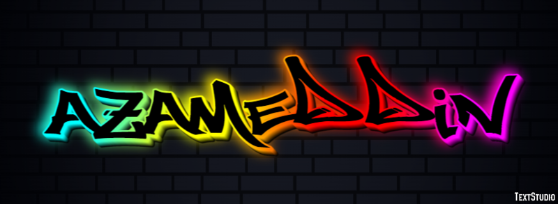 Azameddin Text effect