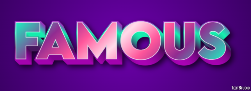 Famous Text Effect