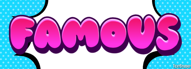 Famous Text Effect