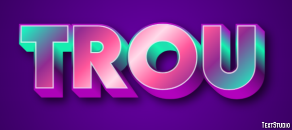 Trou Effet de Texte