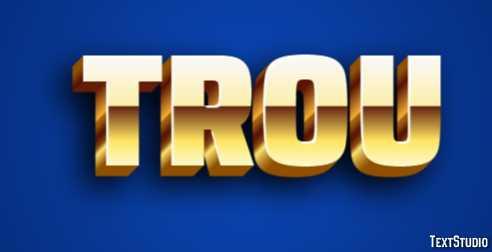 Trou Effet de Texte