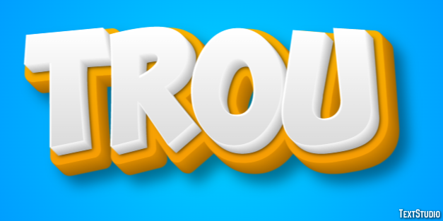 Trou Effet de Texte