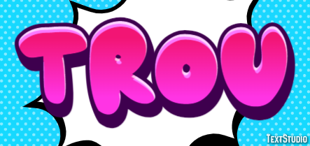 Trou Effet de texte