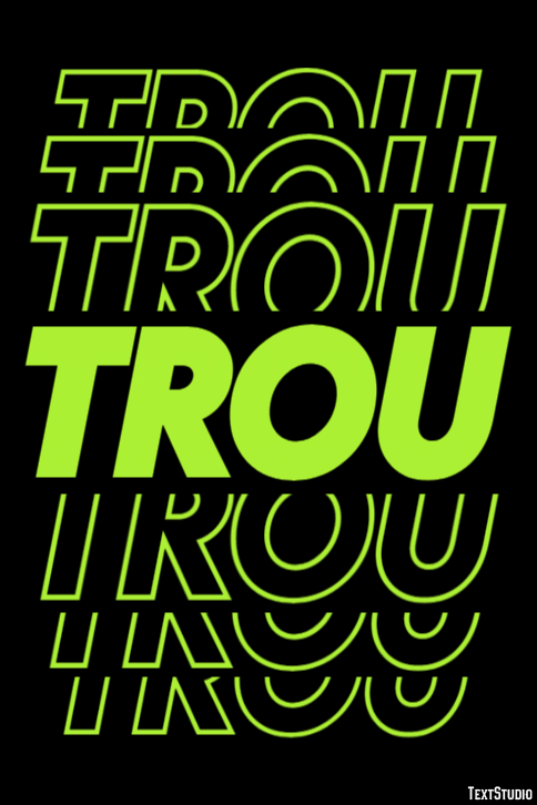 Trou Effet de texte