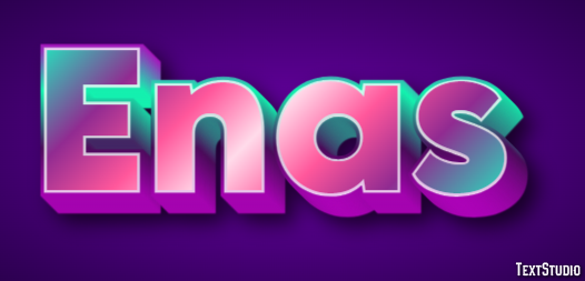 Enas Text Effect