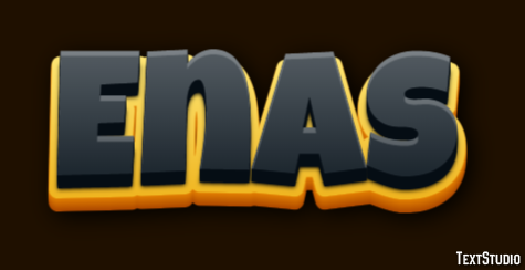 Enas Text Effect