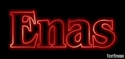 Enas Text Effect