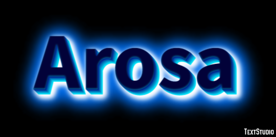 Arosa Efekt tekstowy