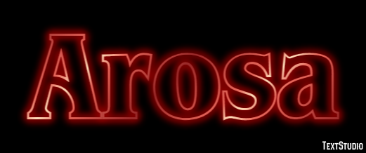Arosa Efekt tekstowy