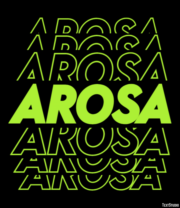 Arosa Efekt tekstowy