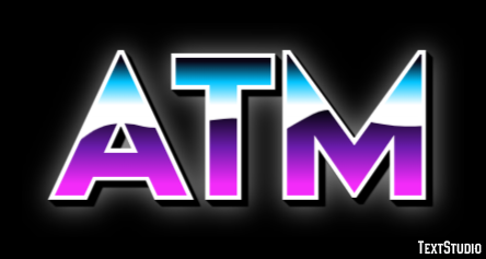 Atm Efeito de texto