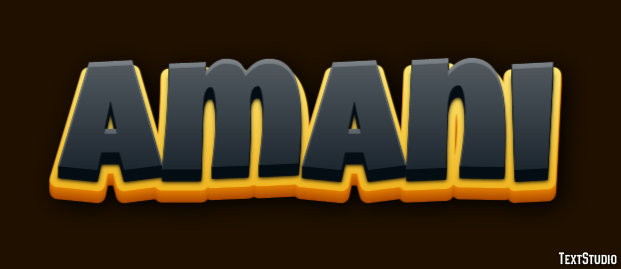 Amani Text Effect