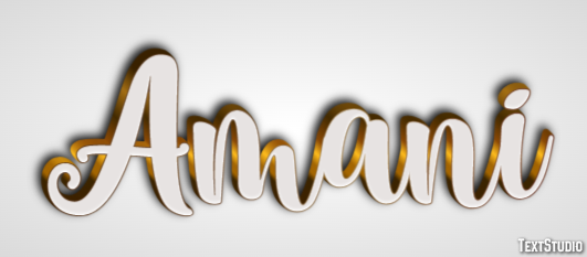 Amani Text Effect