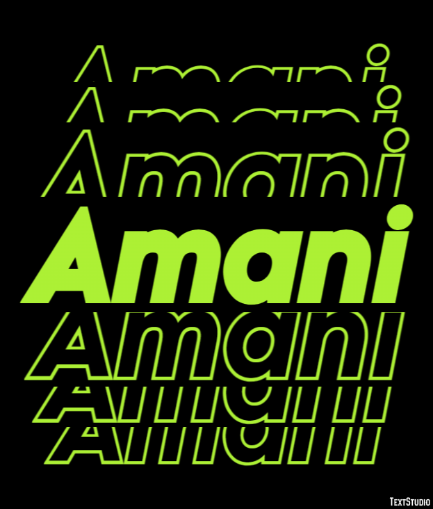 Amani Effet de Texte