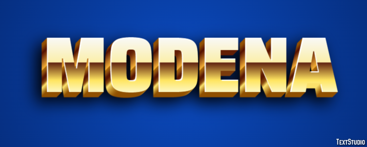 Modena Efekt tekstowy