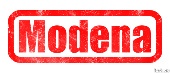 Modena Efekt tekstowy