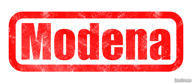 Modena Efekt tekstowy