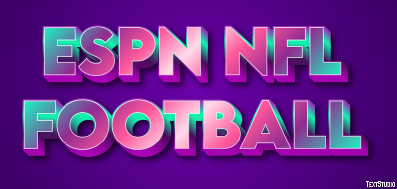 ESPN NFL Football Effet de Texte