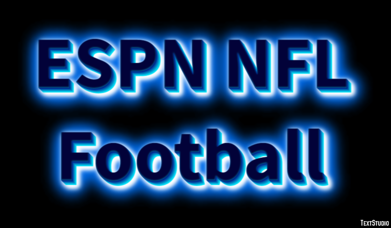 ESPN NFL Football Efecto de Texto