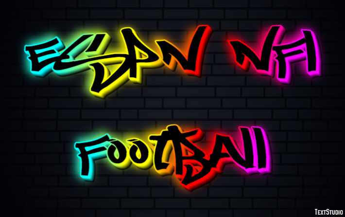 ESPN NFL Football Effet de texte