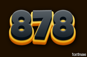 878 Efecto de Texto