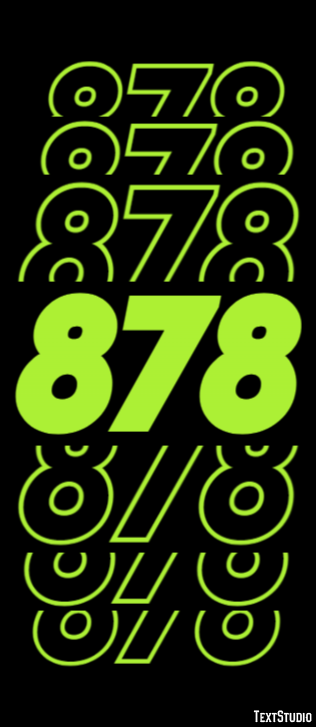 878 Efecto de Texto