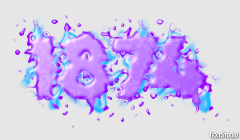 1874 Text Effect