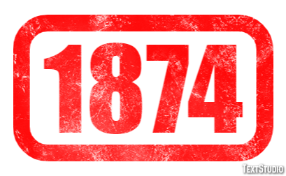 1874 Text Effect