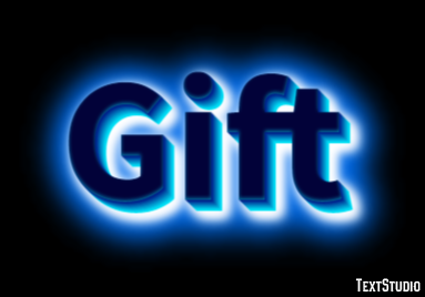 Gift Text Effect
