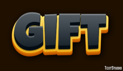 Gift Text Effect