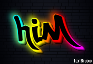 Him Text Effect