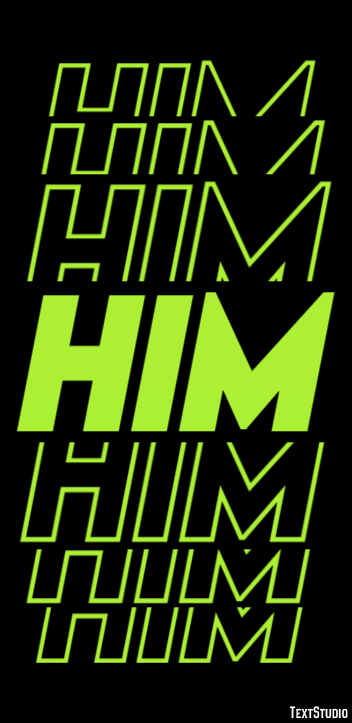 Him Texteffekt