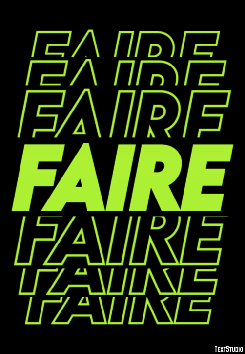 Faire Effet de Texte
