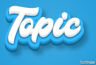 Topic Text Effect