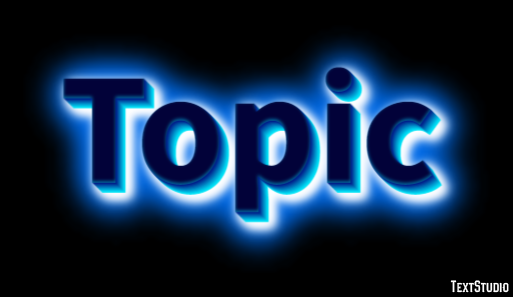 Topic Text Effect