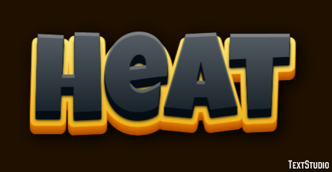 Heat Text effect
