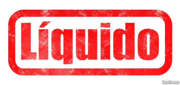 Líquido Efecto de Texto