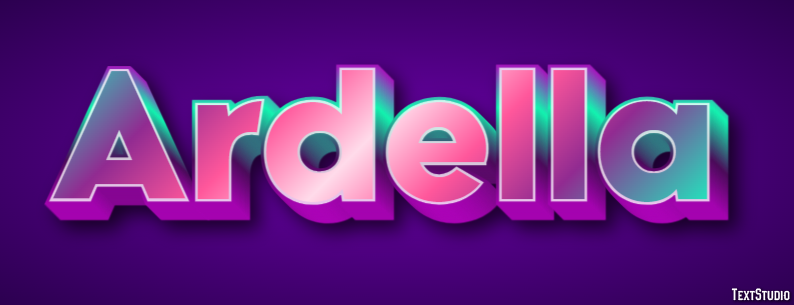 Ardella Text Effect