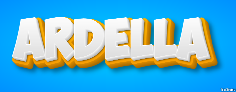 Ardella Text effect