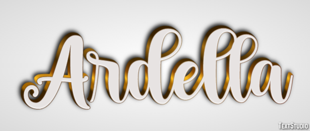 Ardella Text effect