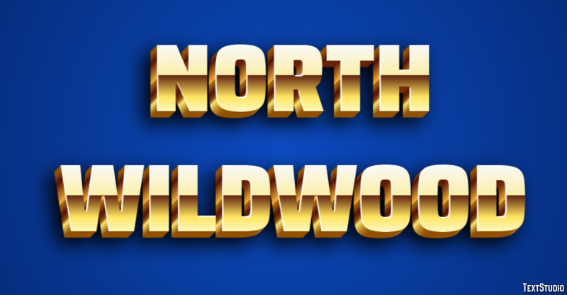 North Wildwood Efekt tekstowy