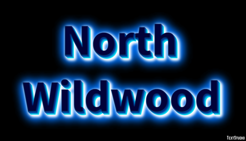 North Wildwood Effetto testo