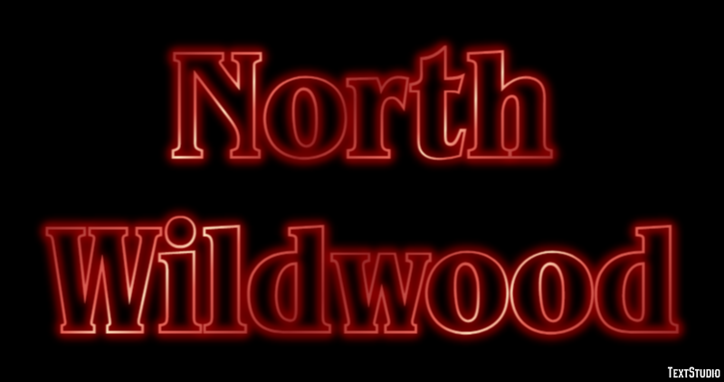 North Wildwood Effetto testo
