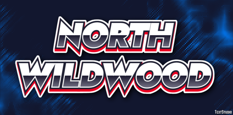 North Wildwood Effetto testo