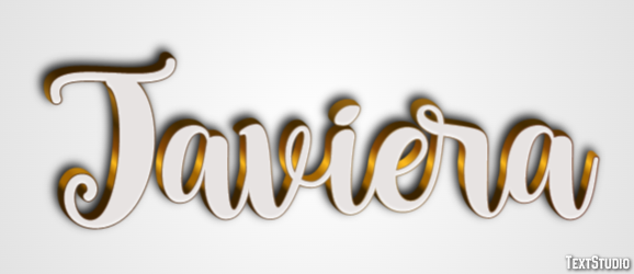 Javiera Efecto de Texto