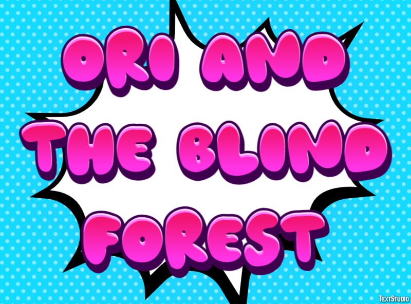 Ori and the Blind Forest Effet de Texte