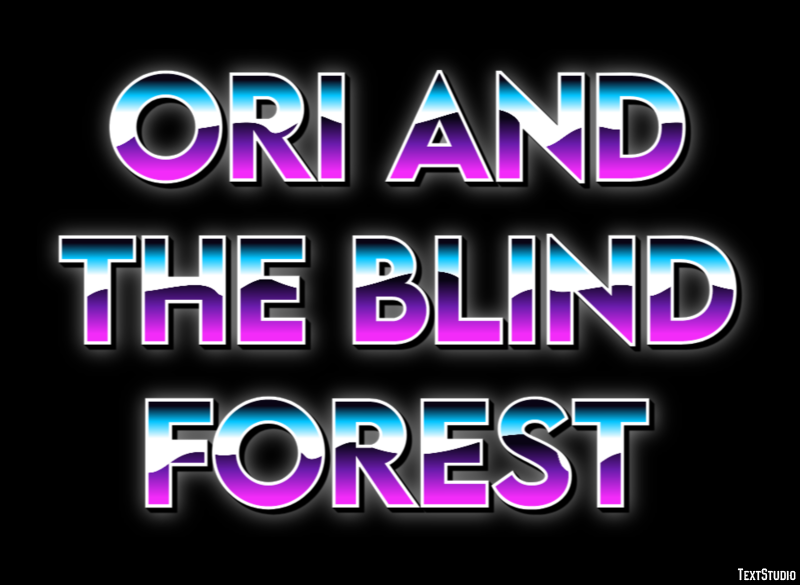 Ori and the Blind Forest Effet de Texte