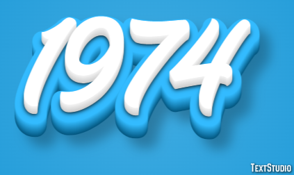 1974 Text Effect