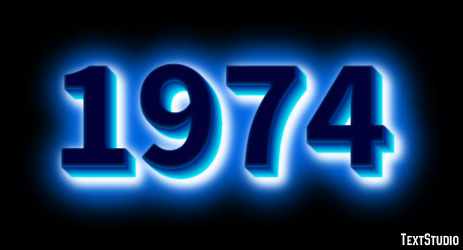 1974 Text Effect